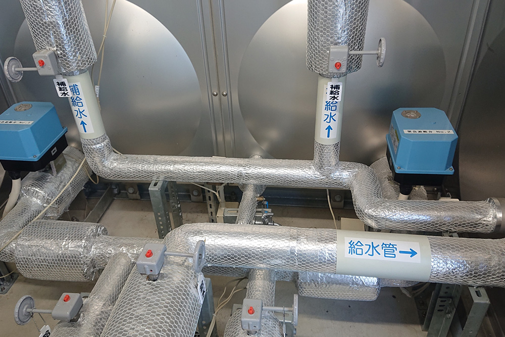 水をためる流れ